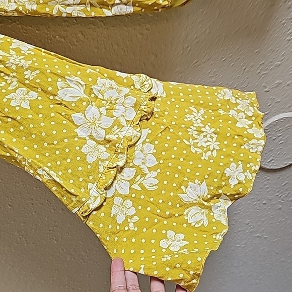FREE People Yellow Floral Bodysuit - Picture 3 of 10
